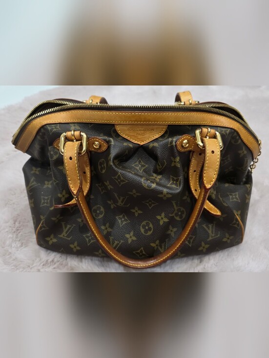 Louis Vuitton Handbags - Louis Vuitton Monogram Canvas Brown Tote Bag -